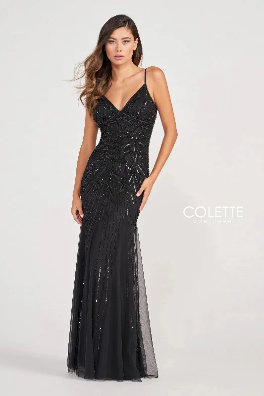 Colette CL2087 Prom Long Formal Beaded Dress