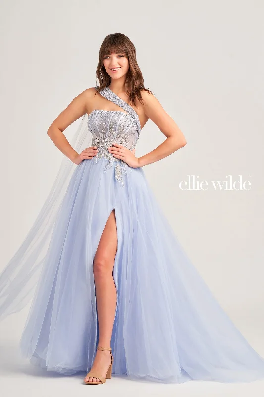 Ellie Wilde EW35090 Prom Long Beaded Ball Gown