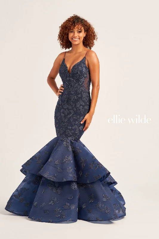 Ellie Wilde EW35092 Mermaid Long Formal Prom Gown