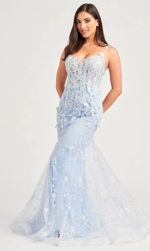 Ellie Wilde EW35241 - Embroidered Trumpet Prom Gown