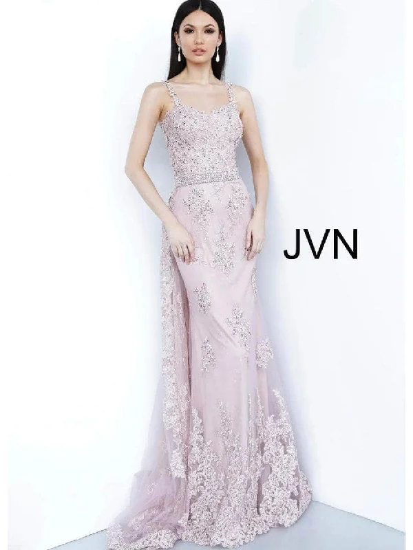 Jovani JVN2444ASC - Semi-Sweetheart Overskirt Prom Dress