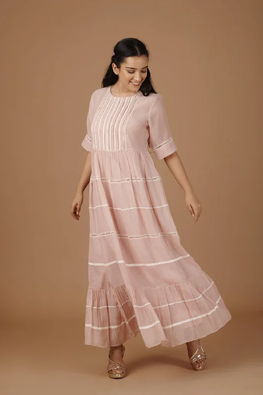 Filigiree Maxi Dress Stylish Button-Up Maxi Dress