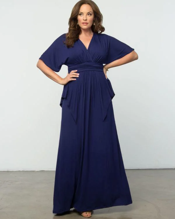 Kiyonna Formal Long Maxi Dress Sale Trendy Maxi Dress with Lace