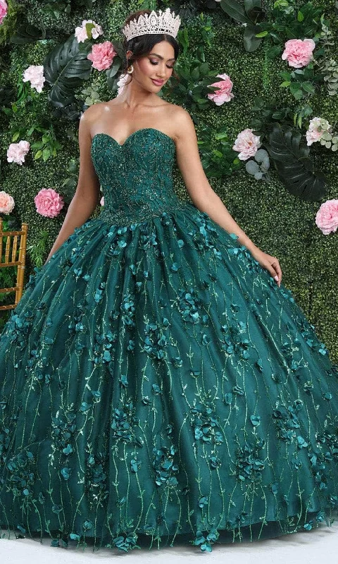 May Queen LK217 - Lace Sweetheart Ballgown