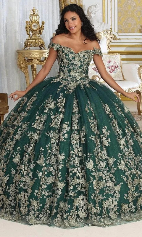 May Queen LK223 - Butterfly Ornate Ballgown