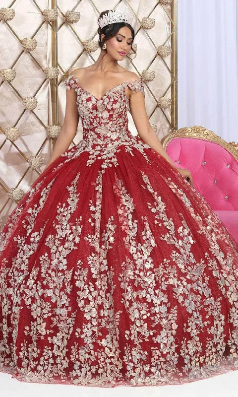 May Queen LK228 - Butterfly Applique Ballgown