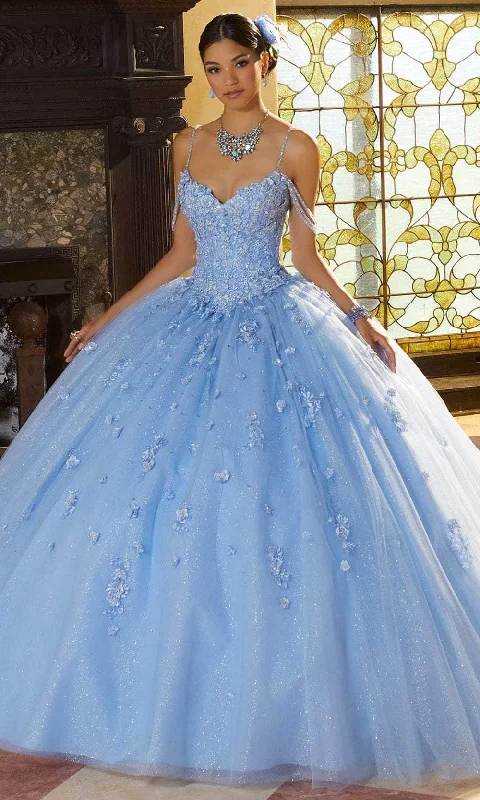 Mori Lee 60155 - Thin Strapped Ballgown