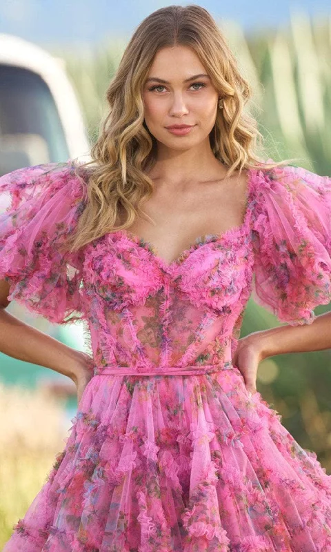 Sherri Hill 55624 - Tulle Cocktail Dress