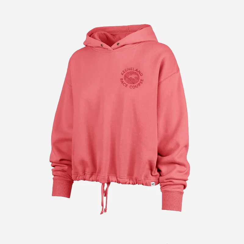 '47 Brand Keeneland Women's Luminance Venice Hoodie Hoodie with Frayed Bohemian Relaxed