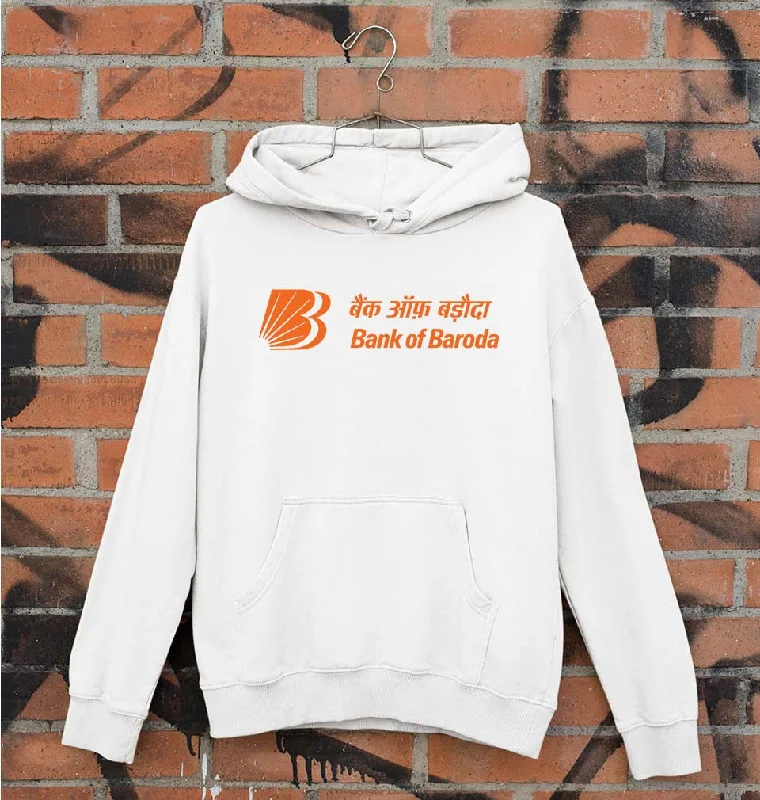 Bank of Baroda Unisex Hoodie for Men/Women Cotton Hoodie Fleece Lining Warmth