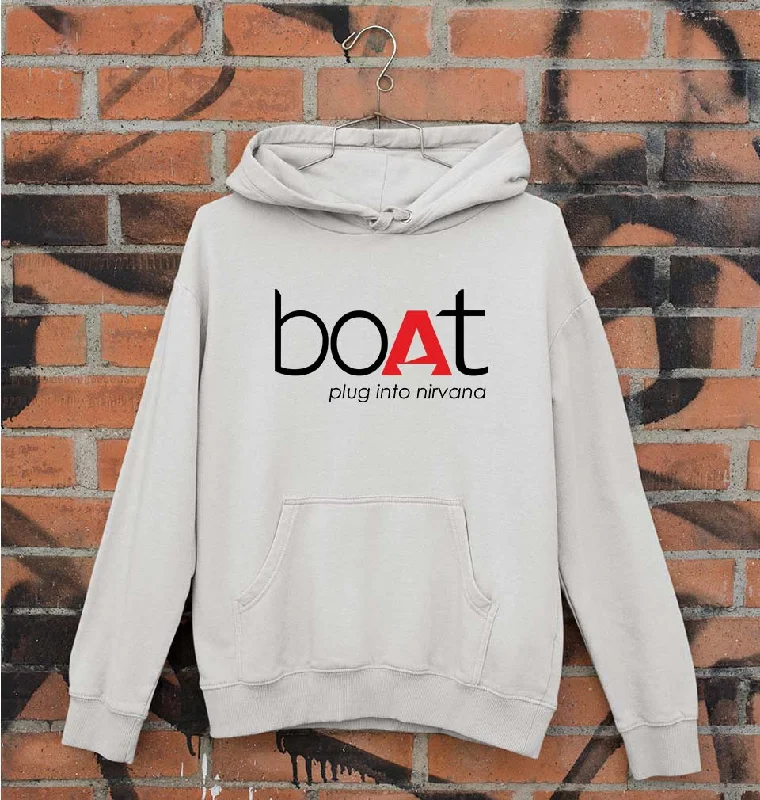 Boat Unisex Hoodie for Men/Women Hoodie with Snap Buttons Easy Quick