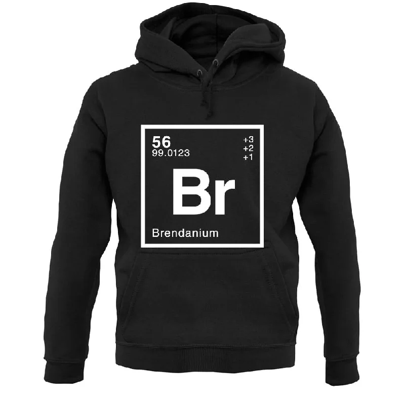 Brendan - Periodic Element Unisex Hoodie Hoodie with Mesh Breathable Sporty