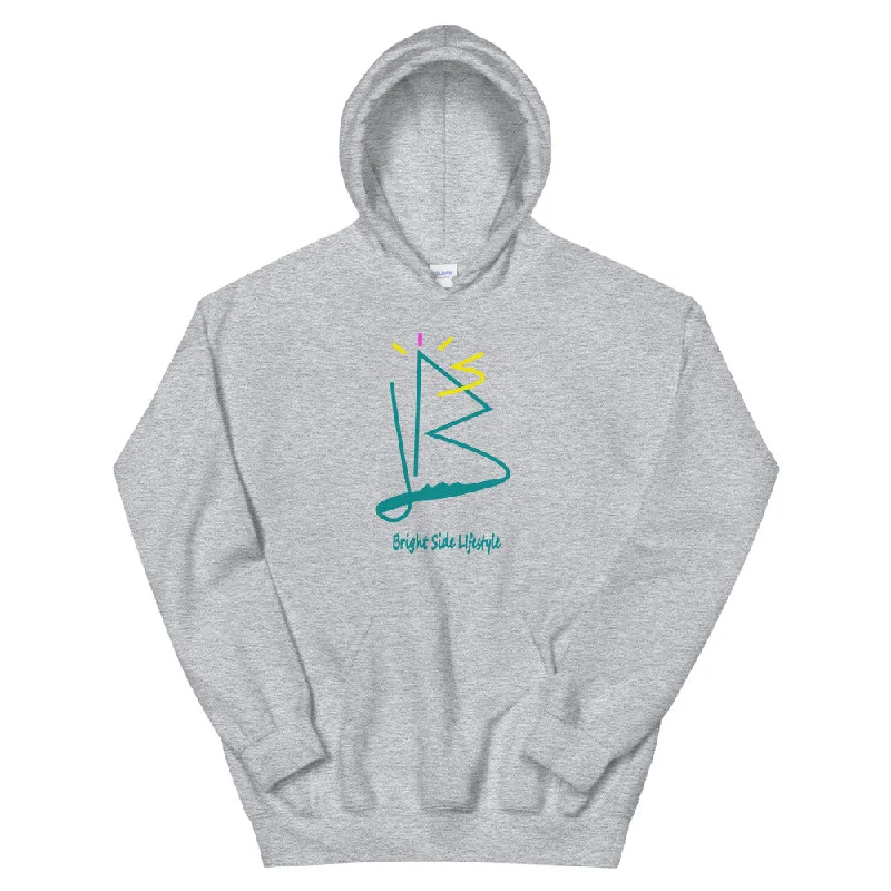 Bright Side Lifestyle | Sweatshirt Hoodie with Color Block Contrast Stylish