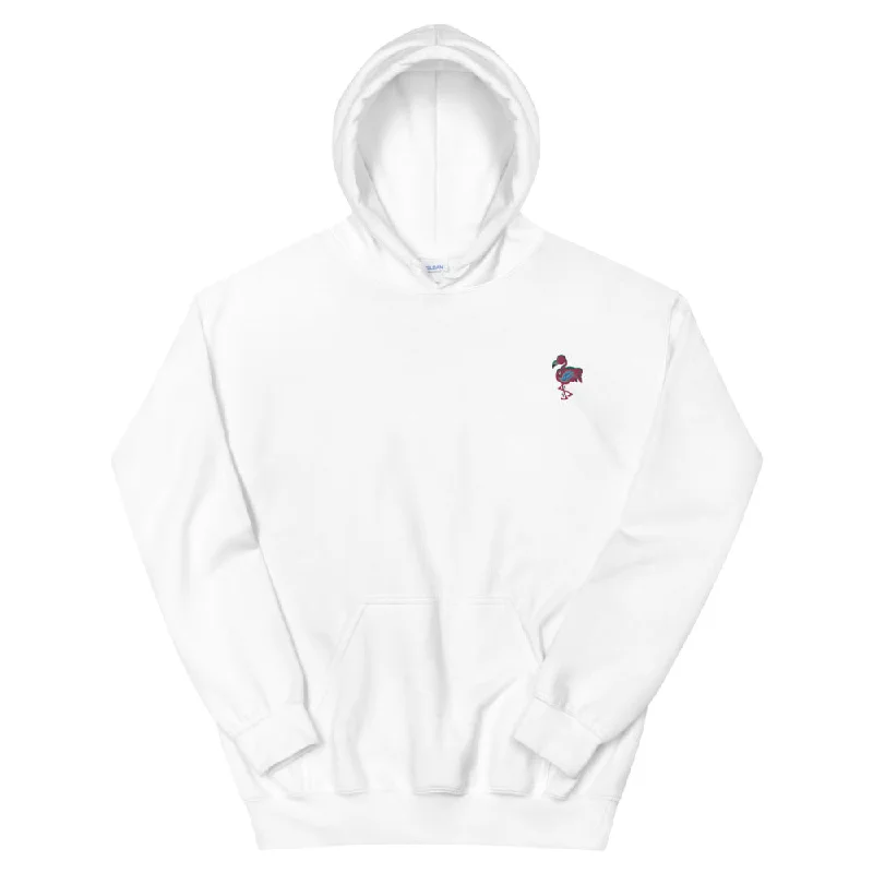Flamingo | Embroidered Unisex Hoodie Hoodie with Emblem Brand Identity