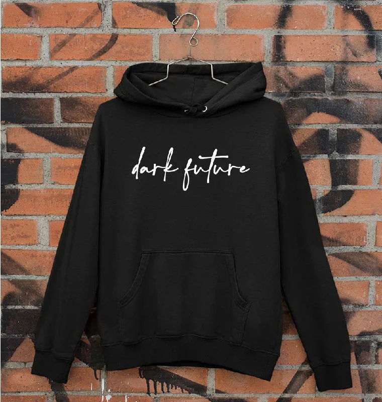 Dark Future Unisex Hoodie for Men/Women Hoodie with Tied Waist Feminine Flattering