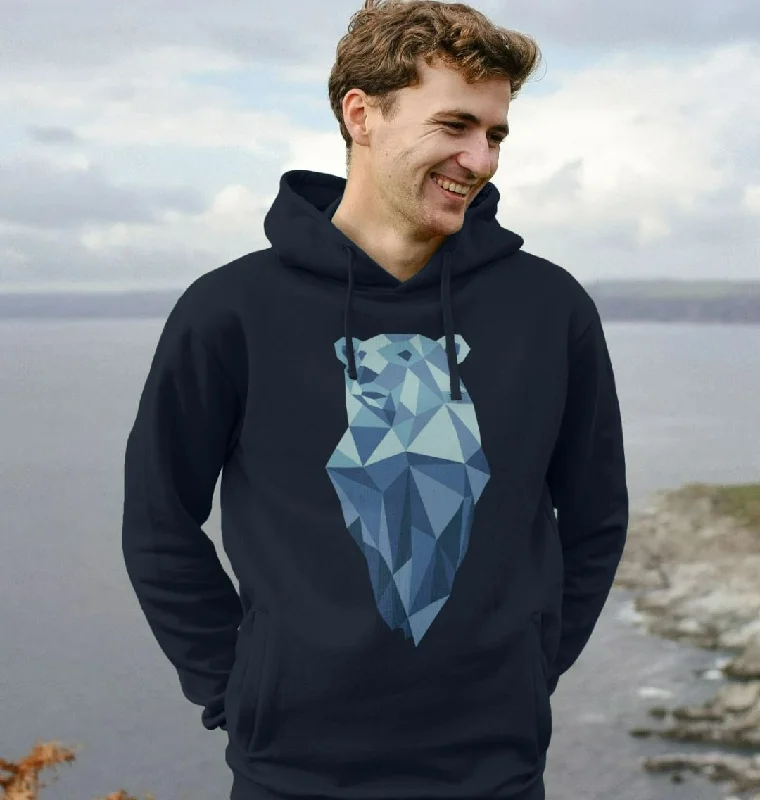 Polar Bear Hoodie Hoodie with Rhinestones Sparkly Elegant