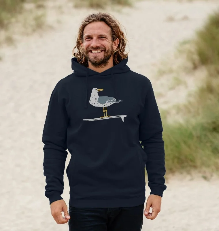 Seagull Hoodie Hoodie with Gradient Ombre Colorful