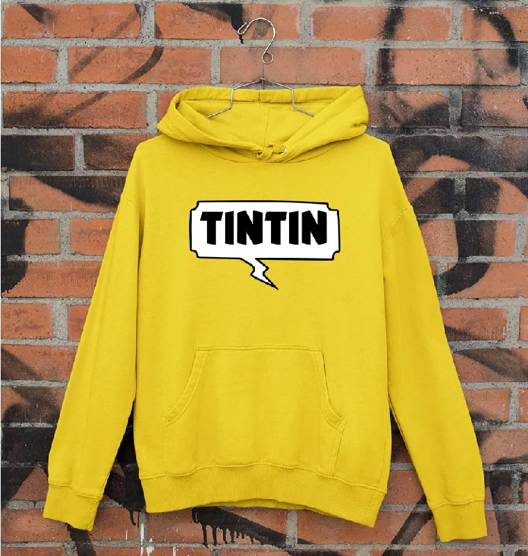 Tintin Unisex Hoodie for Men/Women Hoodie with Emblem Brand Identity