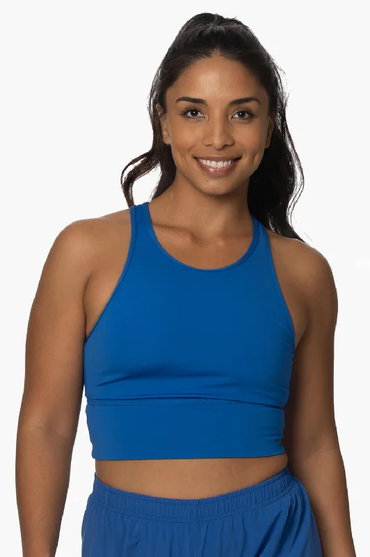 Rae Sports Bra - Olympia Blue Sleek Sports Bra
