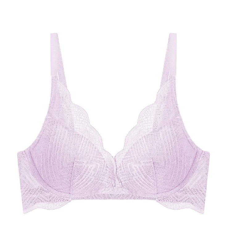Aqua Shan Non Wired Push Up Deep V Bra Stretchy Wireless Bra