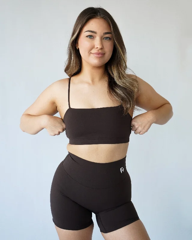 Bandeau Sports Bra - Teddy Soft Lace Bra