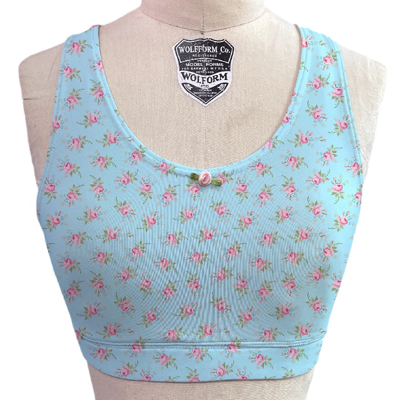 Dainty Scoop Neck Bra Elegant Lace Bralette