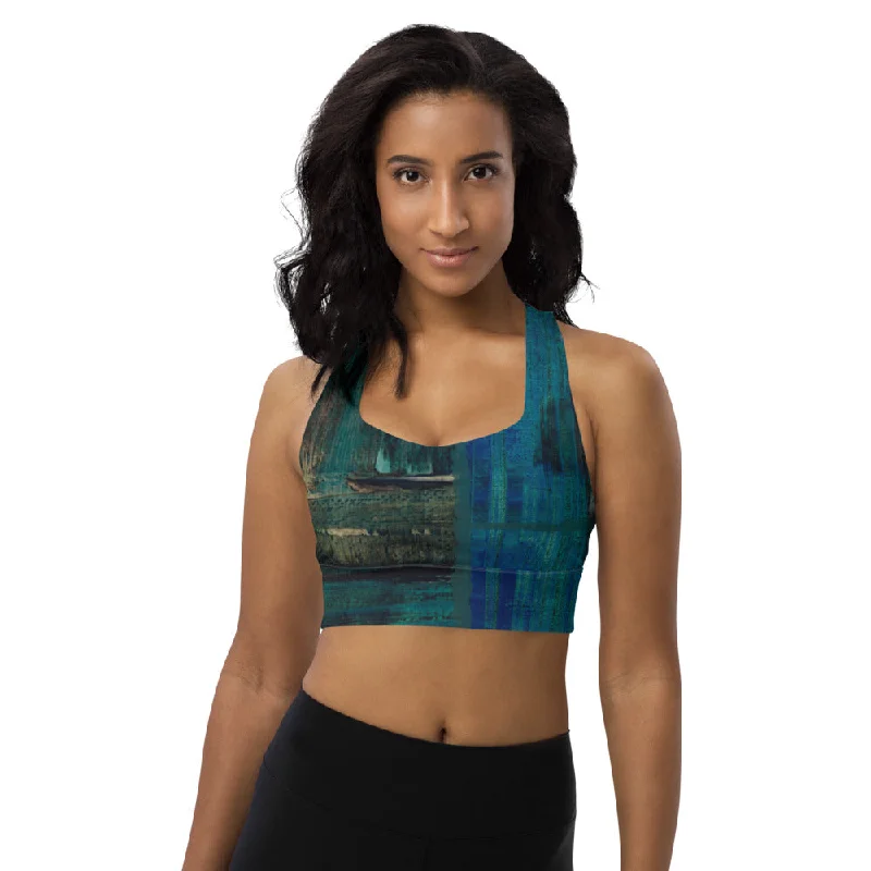 Dark Waters Longline sports bra Seamless Fit Bra