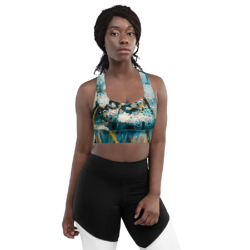 Enchante Longline sports bra Breathable Full Coverage