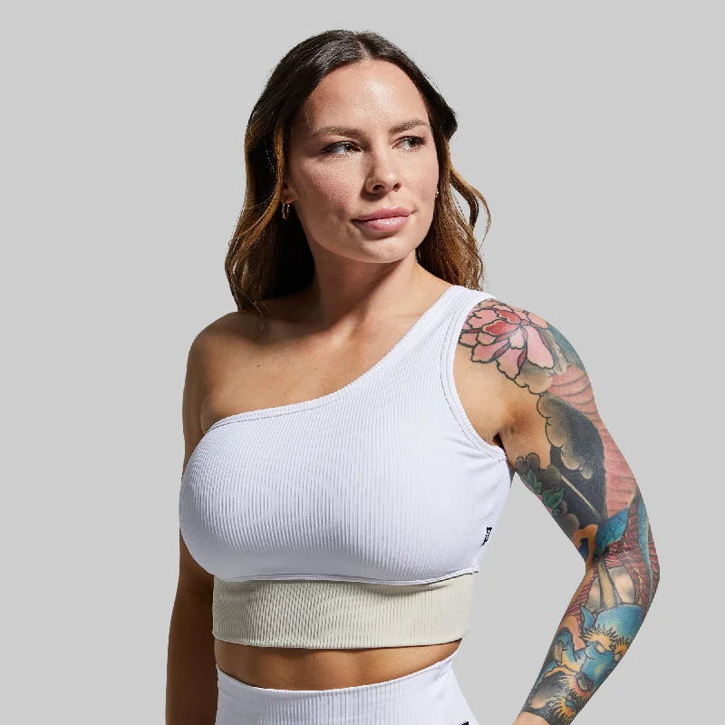 Evolve Sports Bra (White) Adjustable Comfort Bra