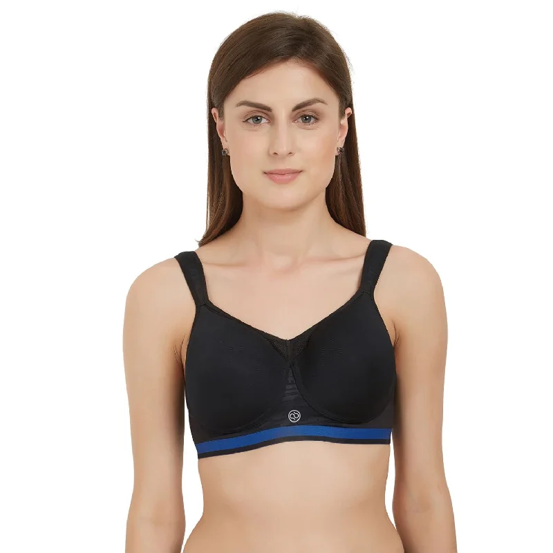 Full Coverage High Impact Padded Non Wired Sports Bra-CB-906 Simple Wireless Bra