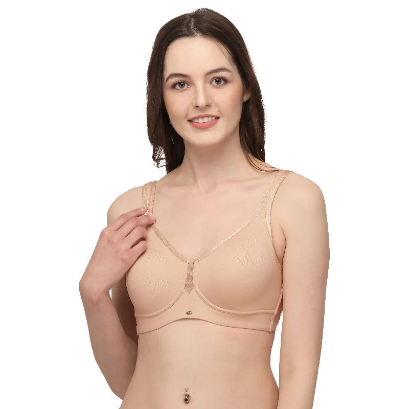 Full Coverage Minimizer Non Padded Non Wired Bra CB-328 Supportive Wireless Bra