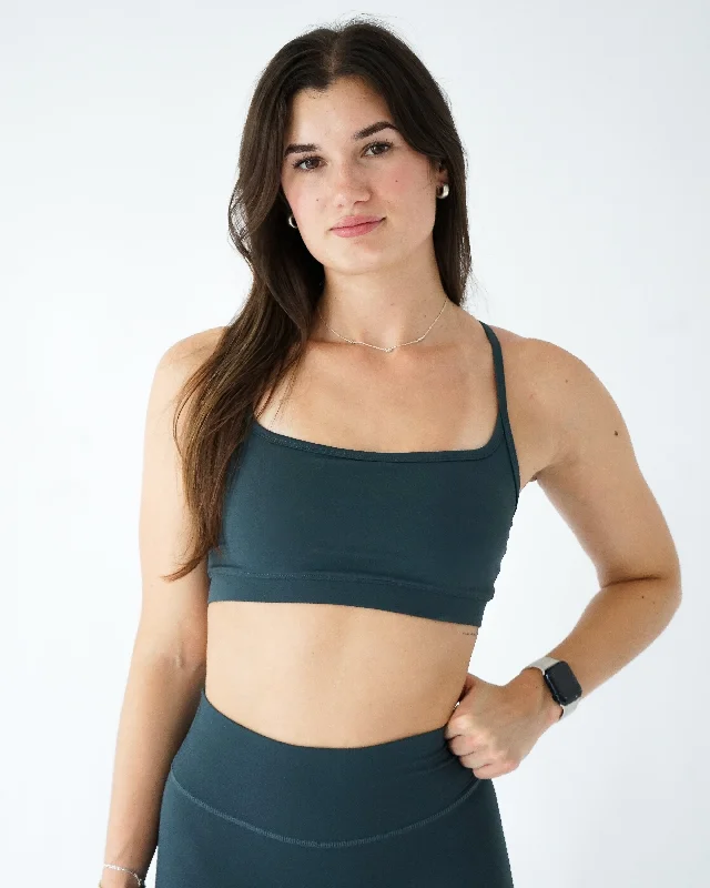 Impact Sports Bra - Emerald Adjustable Comfort Bra