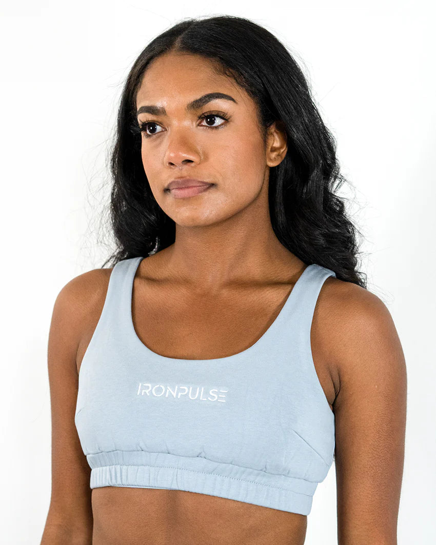 Iron Pulse Signature Comfy Bra (Blue) *FINAL SALE* Cozy Sleep Bra