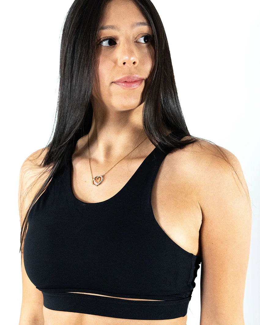 Iron Pulse Stratos Double Strap Bra (Black) *FINAL SALE* Sexy Lace Bralette