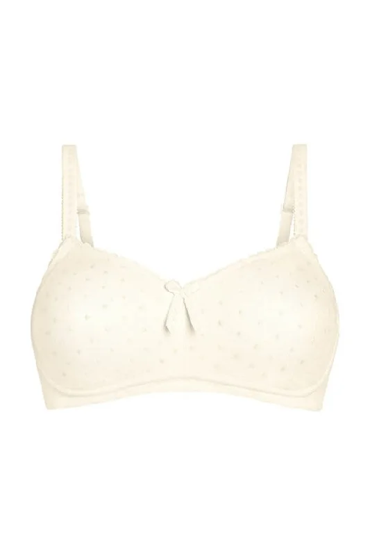 Kylie Non-Wired Bra - off-white #44627 Stretchy Wireless Bra