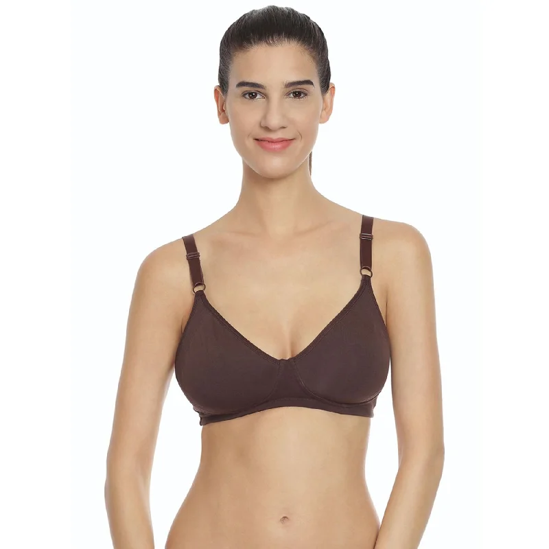 Medium Coverage Non Padded Non Wired Cotton Bra-CB-305 Seamless Fit Bra