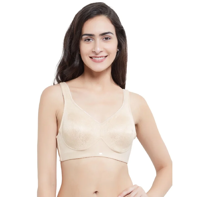 Minimizer Full Coverage Non Wired Bra- CB-325 Stylish Lace Bralette
