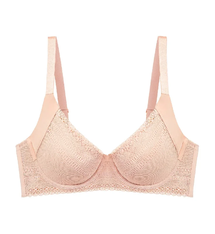 SECRET CONTOUR WIRED PADDED BRA Elegant Silk Bra