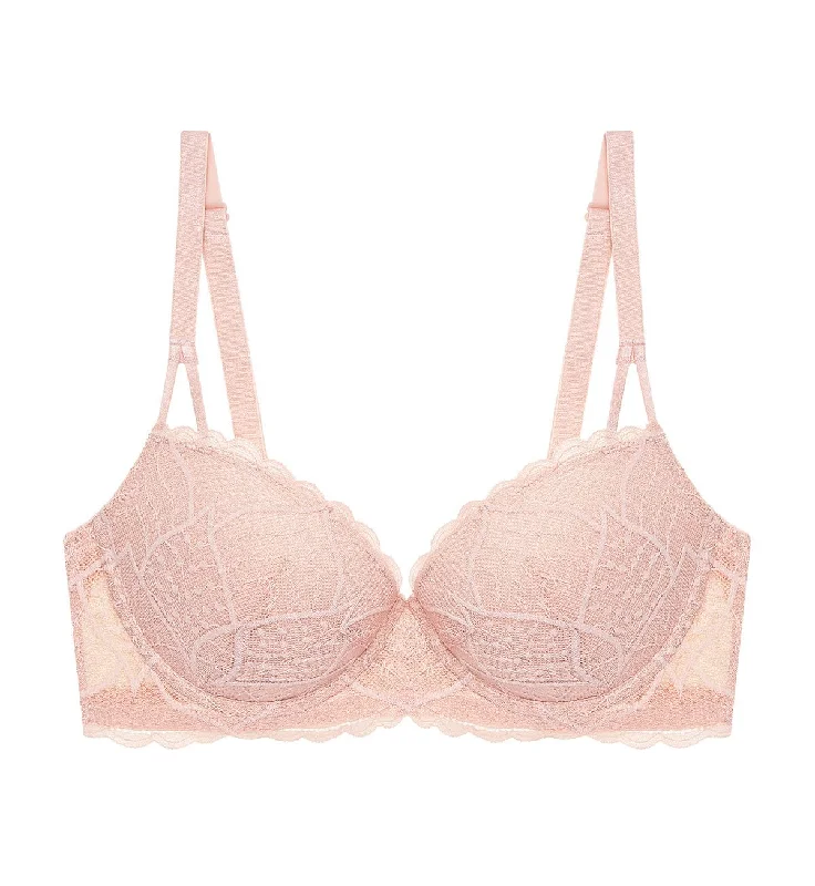 STYLE DOUBLE PUSH WIRED PUSH UP BRA Comfortable Lounge Bra