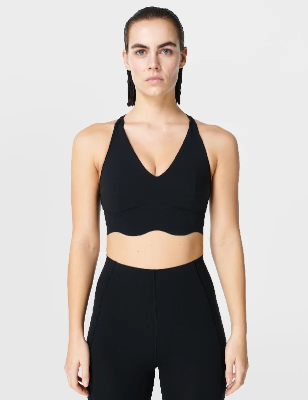Power Contour Plunge Bra - Black Fashionable Push-Up Bra