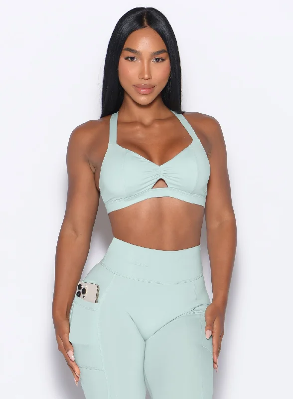 Sweetheart Sports Bra Sexy Mesh Bra