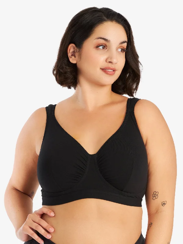 The Evie - All-Day Cotton Comfort Bra Elegant Lace Lingerie