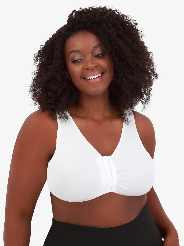 The Laurel - Seamless Comfort Front-Closure Bra Adjustable Fit Bra