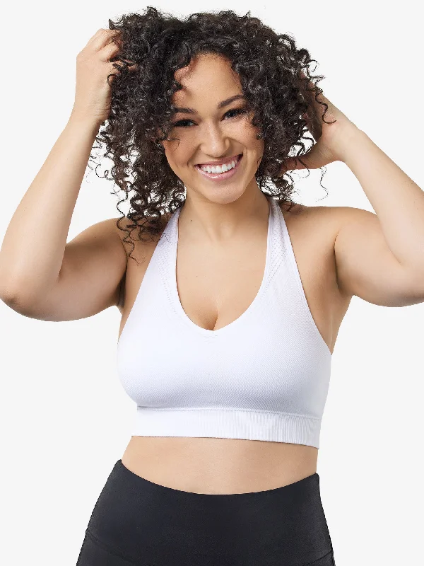The Lea - Cooling Low-Impact Racerback Sports Bra Adjustable Bra Straps