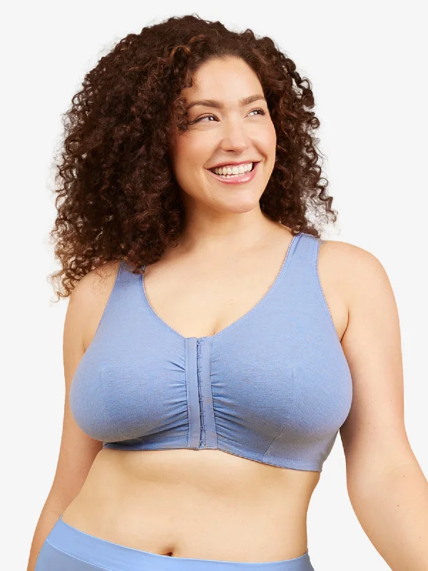 The Meryl - Cotton Front-Closure Comfort & Sleep Bra Soft Cotton Bra