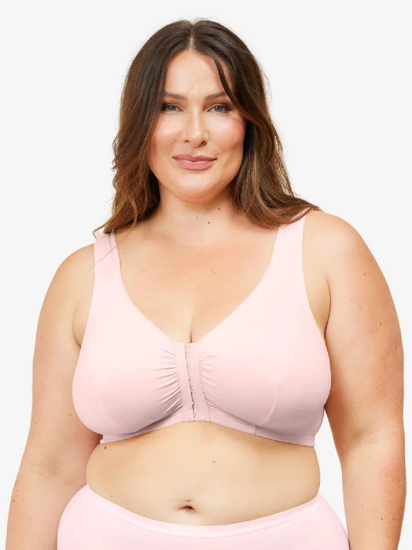 The Meryl - Cotton Front-Closure Comfort & Sleep Bra Sexy Lace Bralette