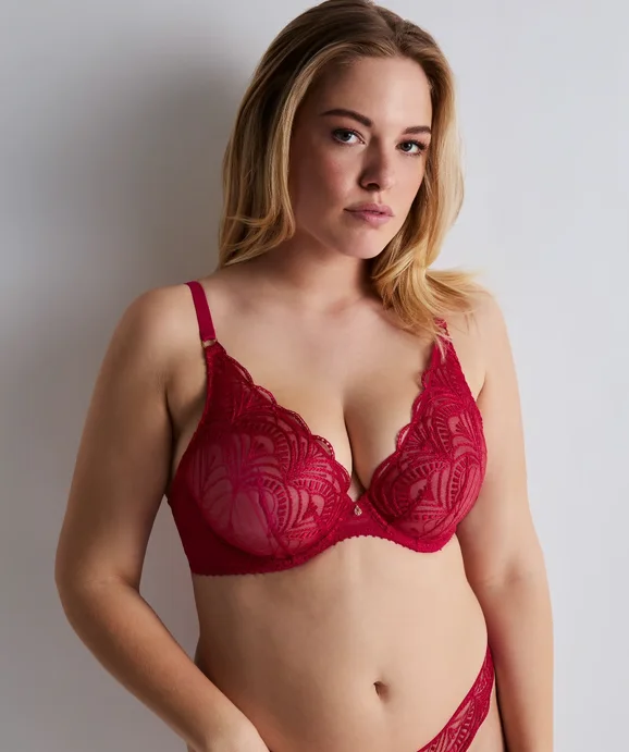 Vibes Underwires Triangle Bra In Love Potion - Aubade Daily Comfort Bra