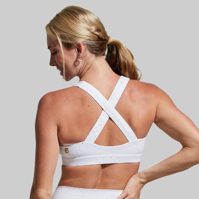 Your Essential Sports Bra (White Gold) Soft Cup Bralette