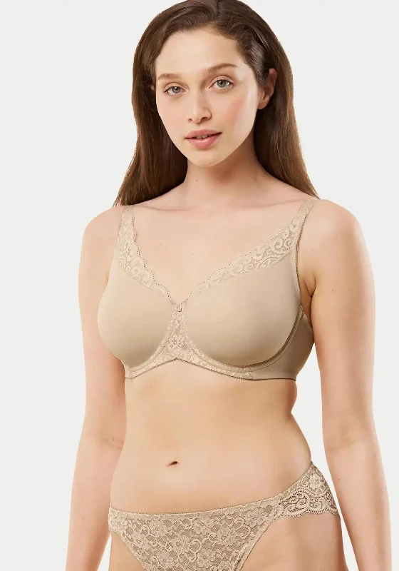 Triumph Amourette Minimizer Bra, Nude Simple Wireless Bra