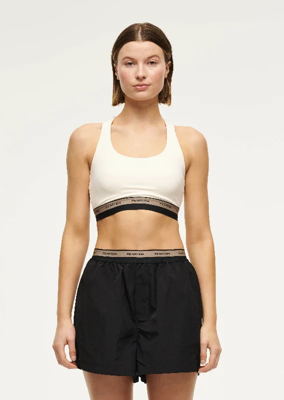 AVANT SPORTS BRA IN WHISPER WHITE Comfortable Active Bra